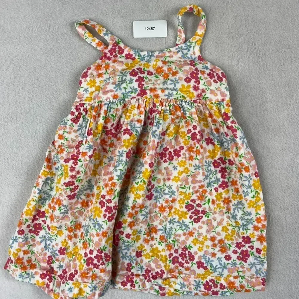 Old Navy Floral Print Tunic Dress Girls Size 18-24M